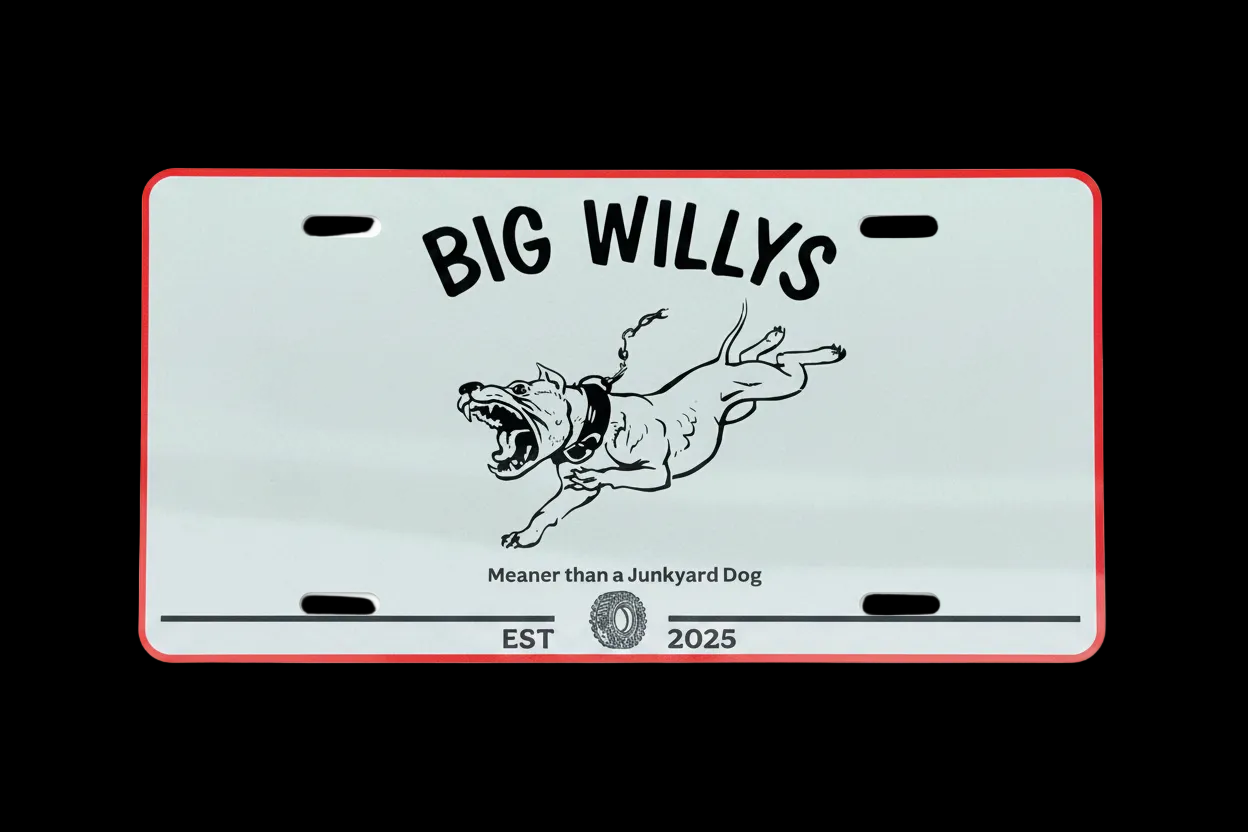 “JUNKYARD DOG” Plate