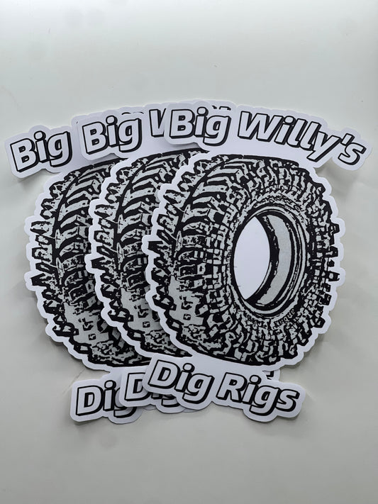 BWDR Logo stickers